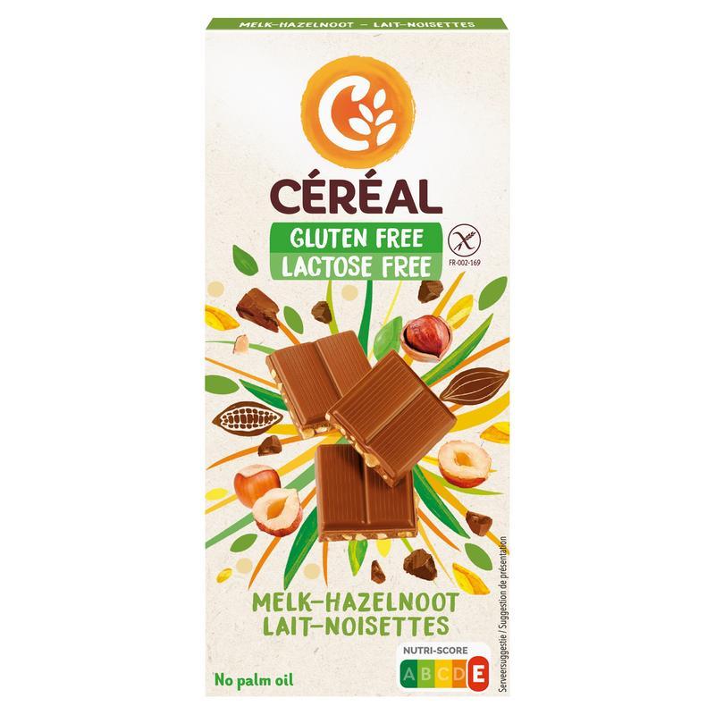 Melkchocolade hazelnoot glutenvrij