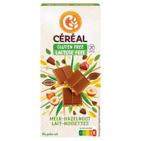 Melkchocolade hazelnoot glutenvrij