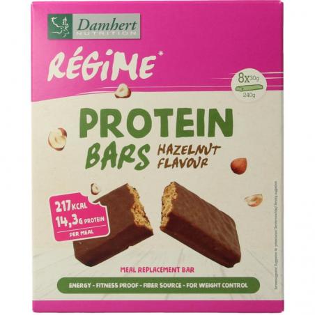 Afslank proteinereep chocolade hazelnoot