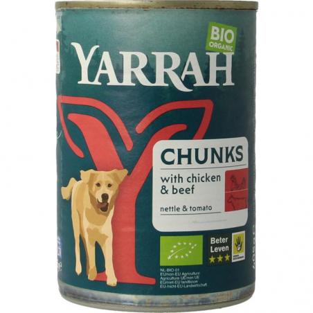 Hond brok rund in saus bio