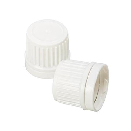 Druppelflacon schroefdop met garantiesluiting wit