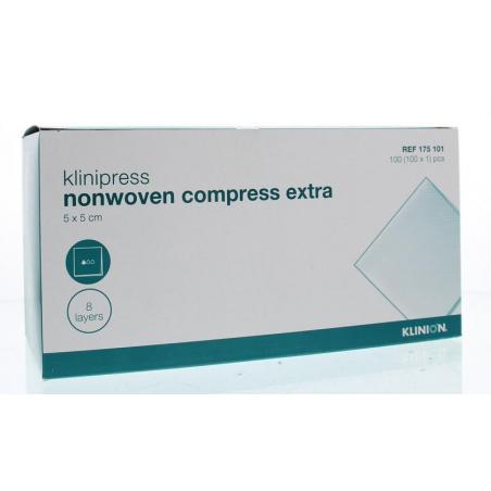 Klinipress non-woven kompres 5 x 5cm extra