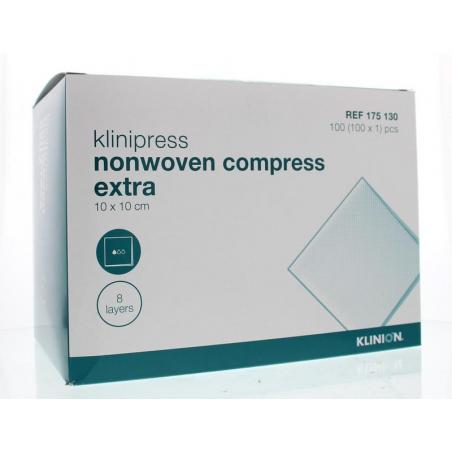 Klinipress non-woven kompres 10 x 10cm extra