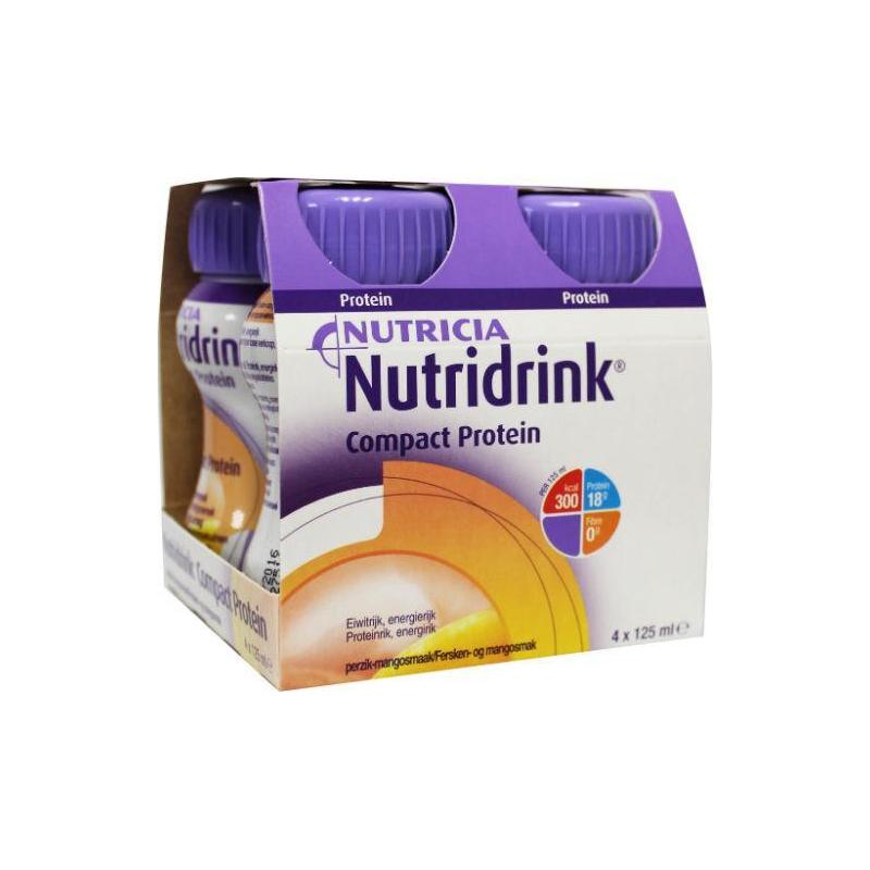 Compact proteine perzik/mango 125ml
