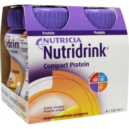 Compact proteine perzik/mango 125ml