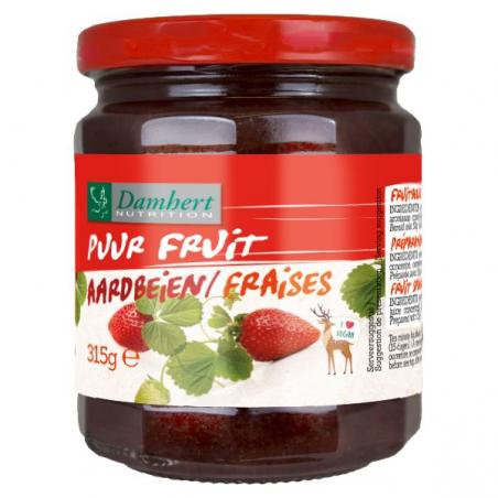 Puur fruit confituur aardbei