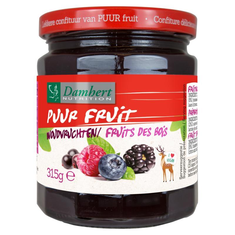 Puur fruit confituur woudvruchten