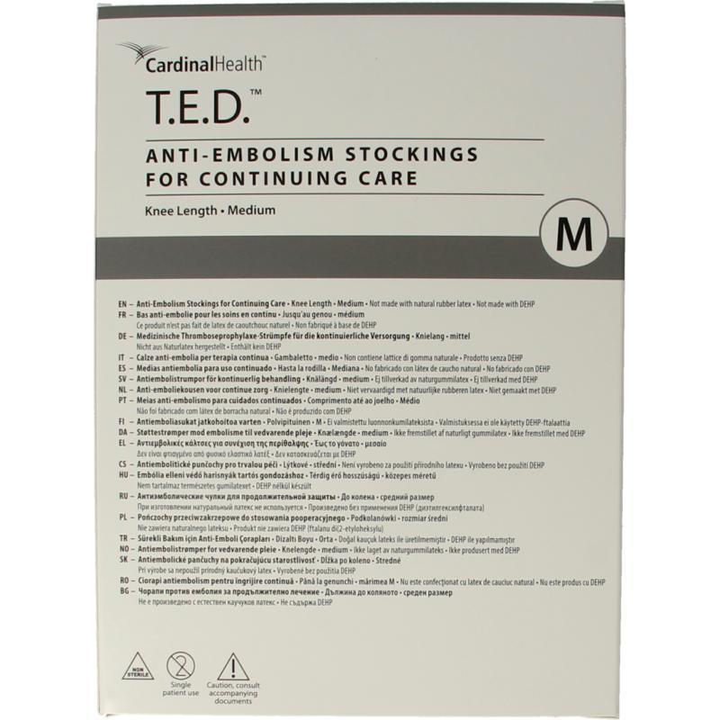 Ted cont knie beige maat M reg 4271