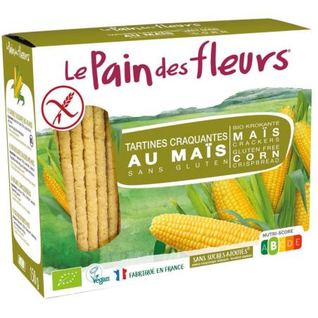 Mais rijst crackers bio