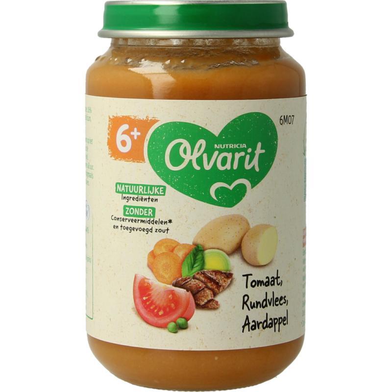 Tomaat rundvlees aardappel wortel