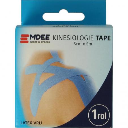 Kinesio tape licht blauw non cut