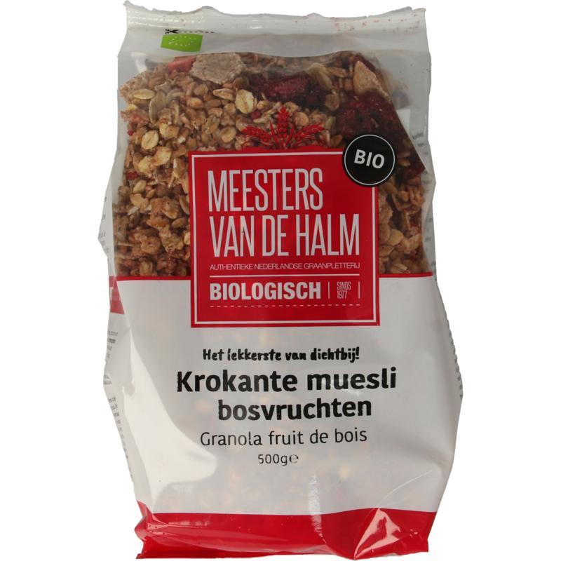 Muesli krokante muesli bosvruchten bio