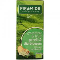 Groene thee perzik vlierbloesem bio