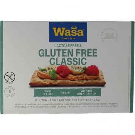 Zweeds knackebrood classic glutenvrij 6 x 40 gram