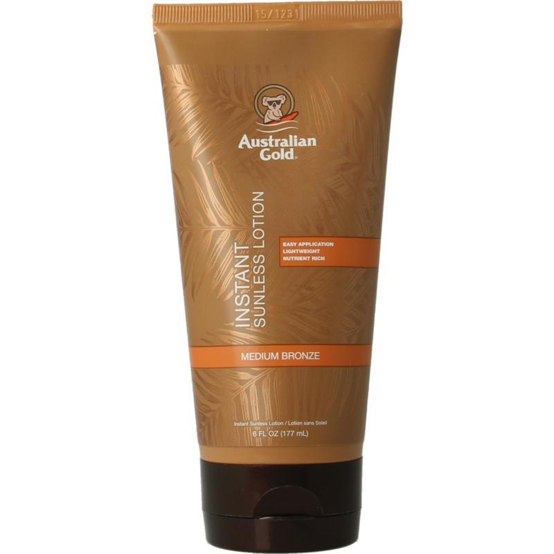 Instant sunless lotion