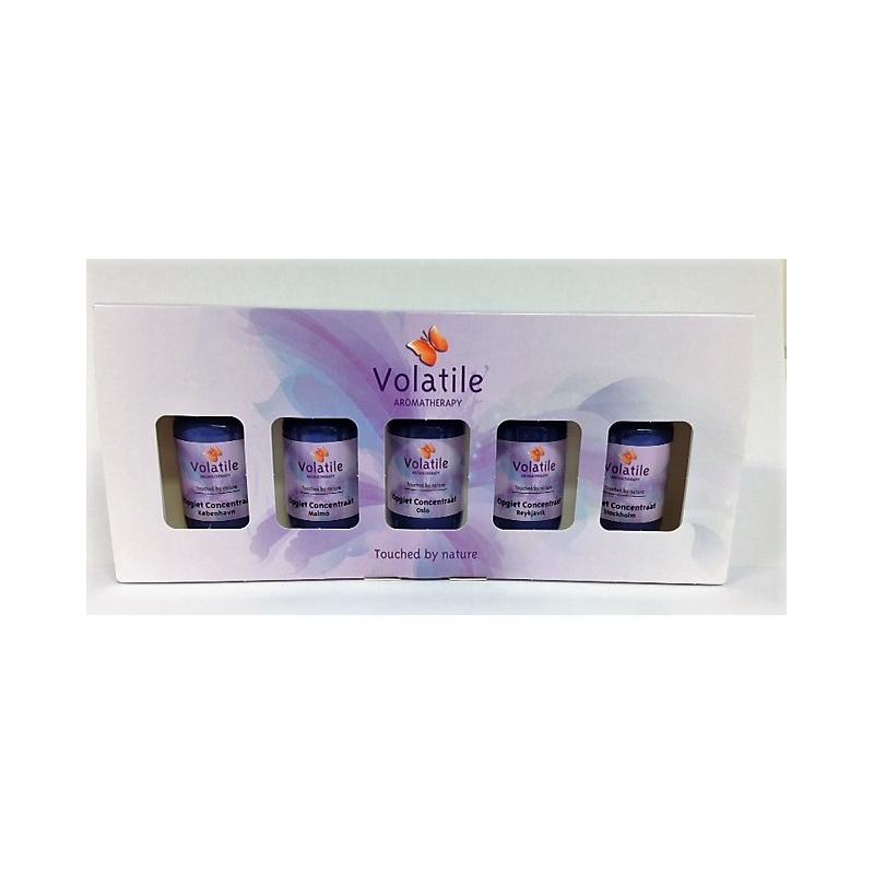 Cadeauverpakking sauna opgiet 5 x 30ml