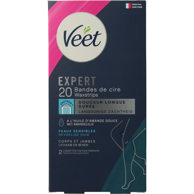 Expert koude waxstrips benen sensitive Expert koude waxstrips benen sensitive