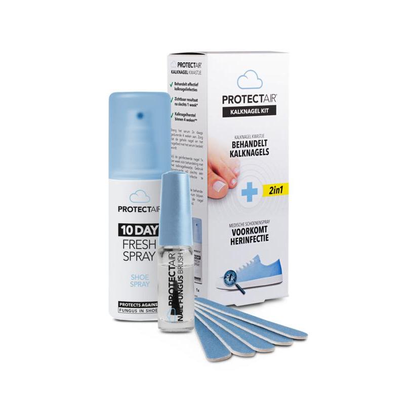 Kalknagel startset kalknagelkwastje en schoenspray