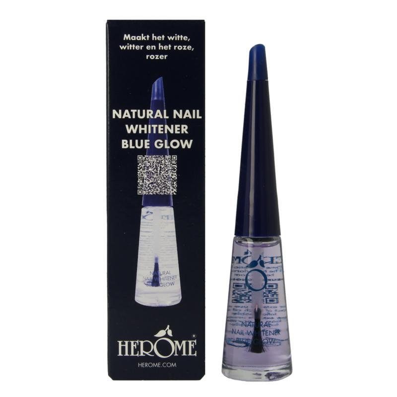 Natural nail whitener blue glow