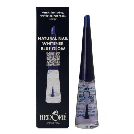 Natural nail whitener blue glow