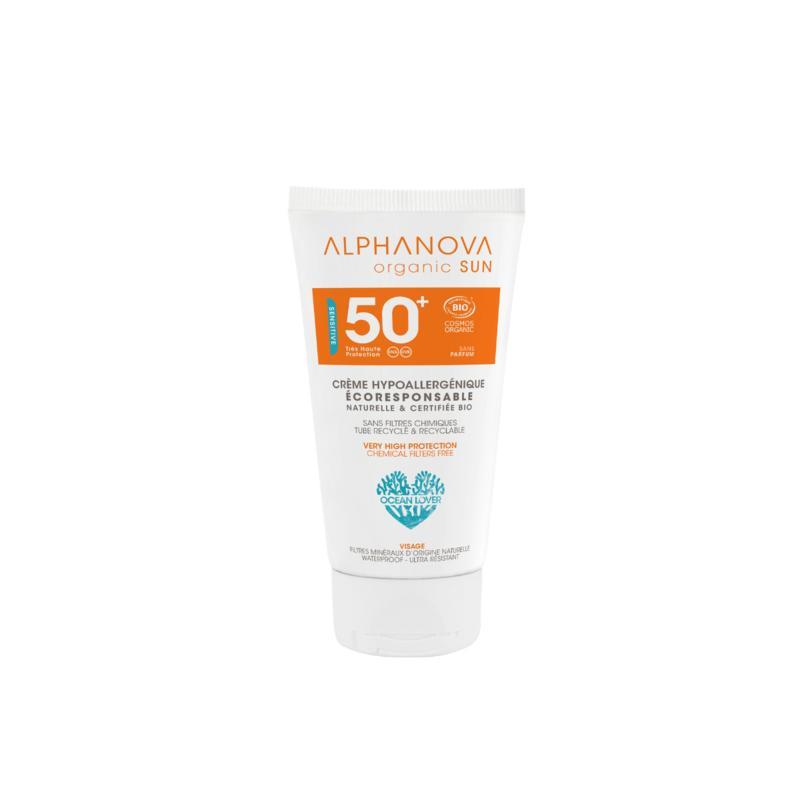 Sun creme bij zonne allergie en waterproof SPF50