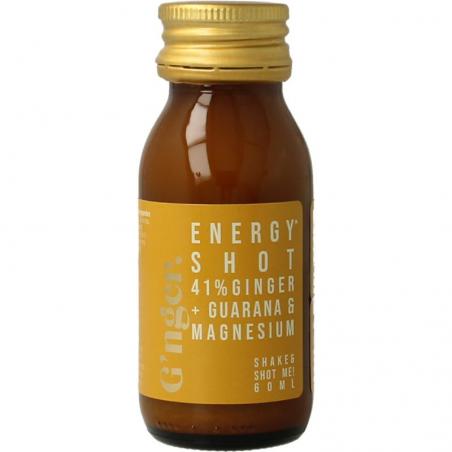 Shot gember vruchtensap guarana energy