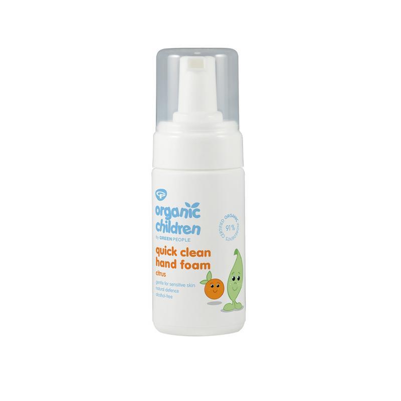 Quick clean hand foam