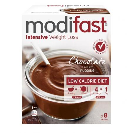 Intensive pudding chocolade 8 zakjes