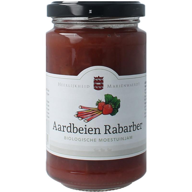 Moestuinjam rabarber aardbei bio