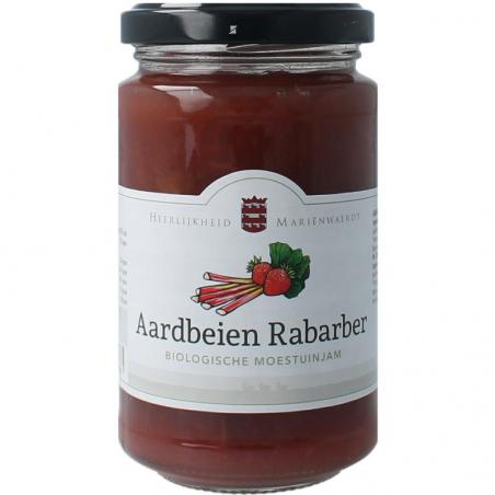 Moestuinjam rabarber aardbei bio