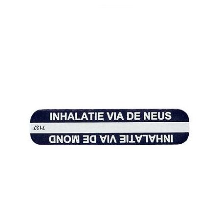 Sticker inhalatie neus/mond