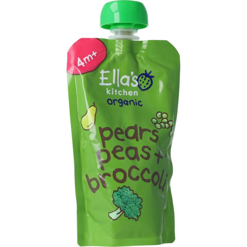 Broccoli pears and peas 4+ maanden bio