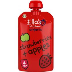 Strawberries and apples 4+ maanden bio
