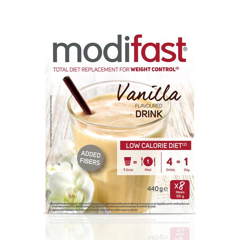 Intensive milkshake vanille 8 stuks
