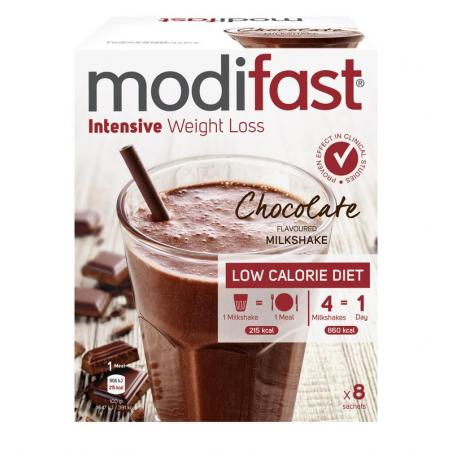 Intensive milkshake chocolade 8 zakjes