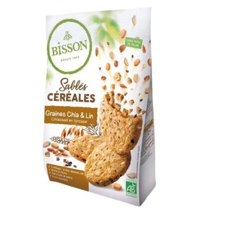 Zandkoekjes chia & lijnzaad bio