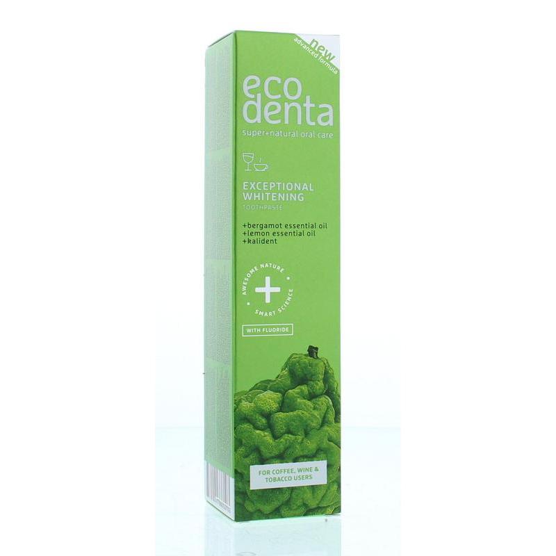 Tandpasta whitening bergamot citroen kalident
