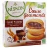 Gevulde koekjes hazelnoot choco bio