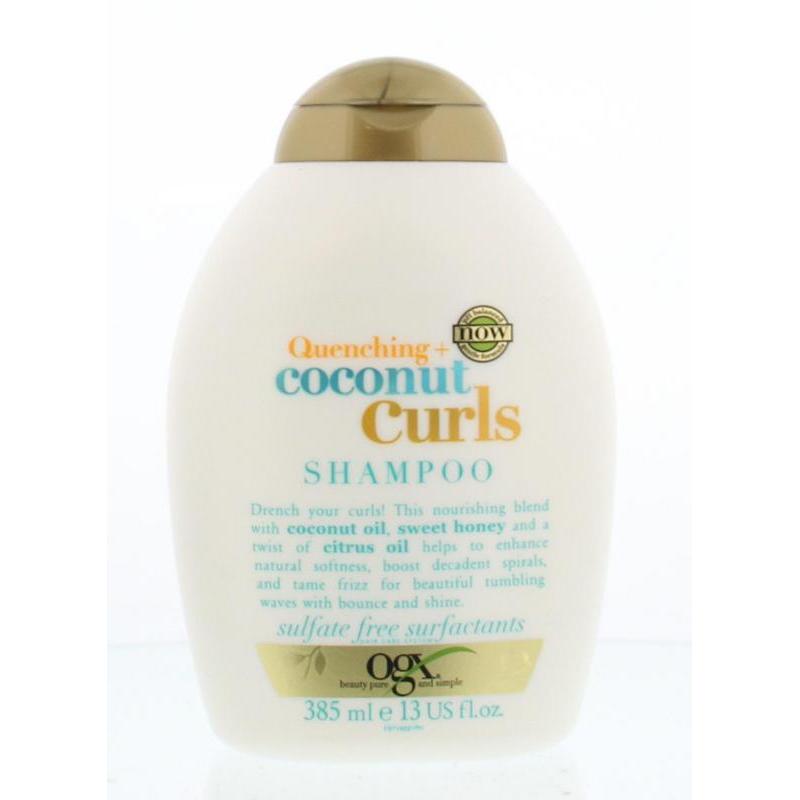 Shampoo quenching coconut curls