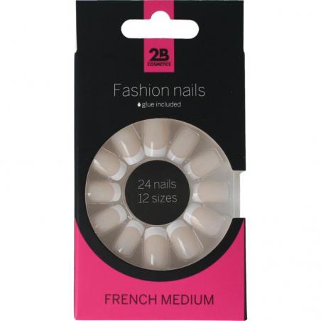Nails french medium
