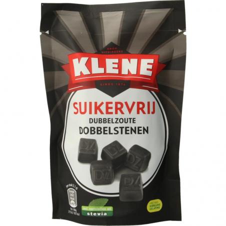 Dubbelzout dobbelstenen suikervrij zakje