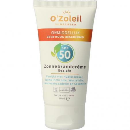 Zonnebrandcreme gezicht SPF50