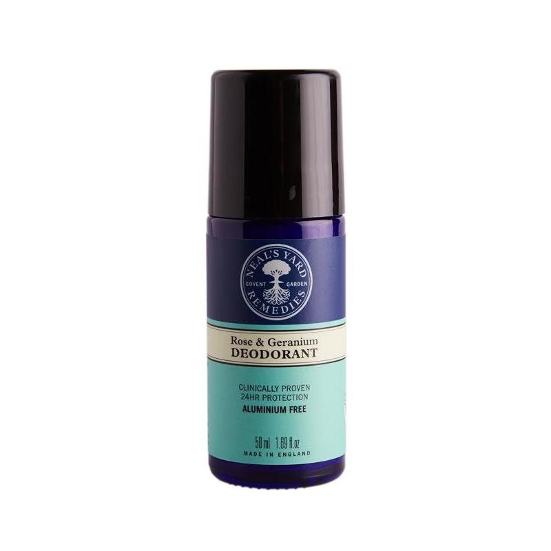 Rose & geranium roll on deodorant