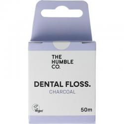 Dental floss charcoal
