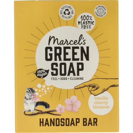 Handzeep bar vanille & kersenbloesem