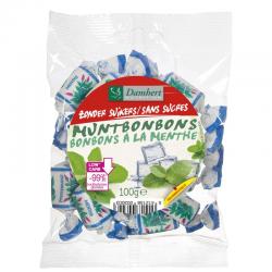 Muntbonbons zonder suiker