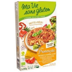 Provencaalse burgers 2 x 100g glutenvrij vegan bio