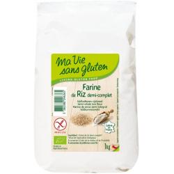 Rijstmeel halfvolkoren glutenvrij bio