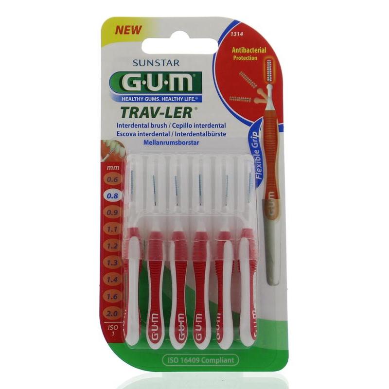 Trav-ler rager 0.8 mm (rood)