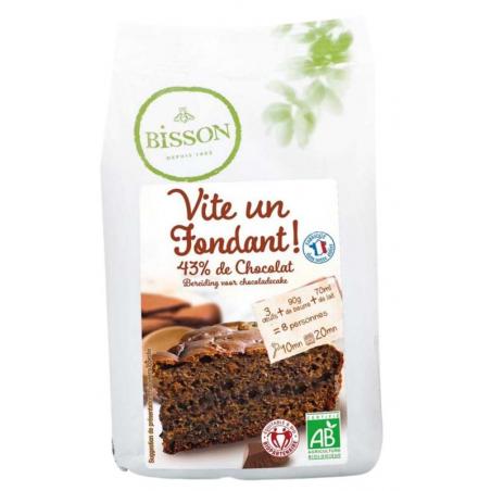 Bakmix voor chocoladecake bio